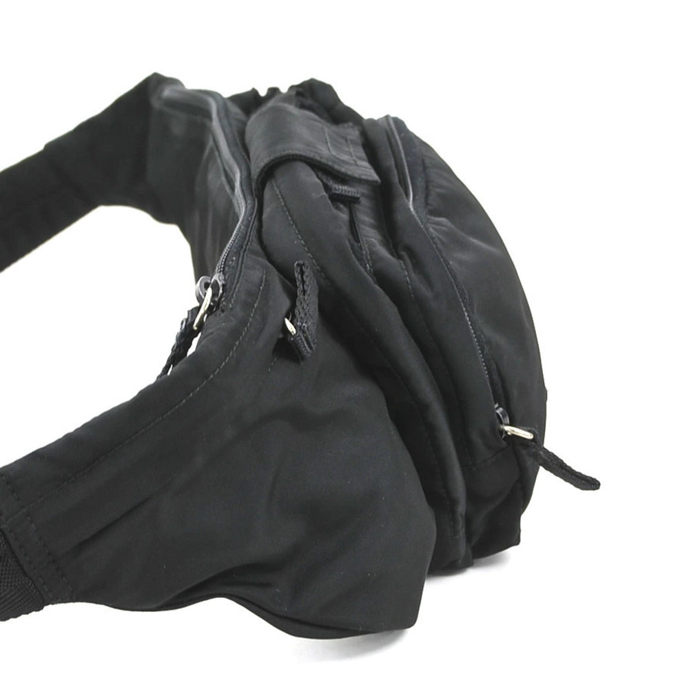 Prada Black Crossbody Belt Body Bag Bum Waist Black